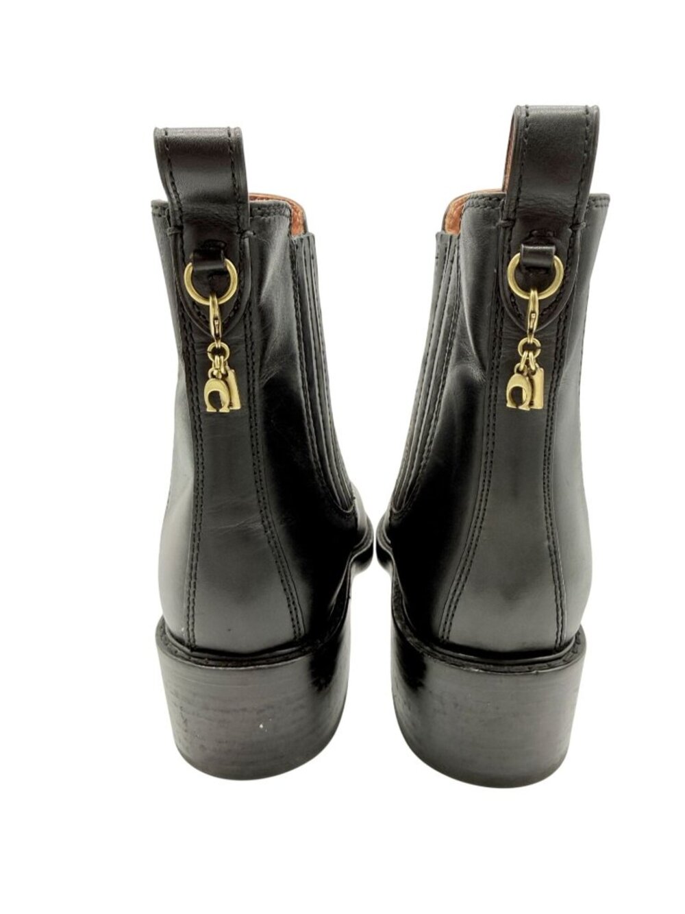 Coach Bowery Chelsea Booties Black - Size 9 - Picture 9 of 10